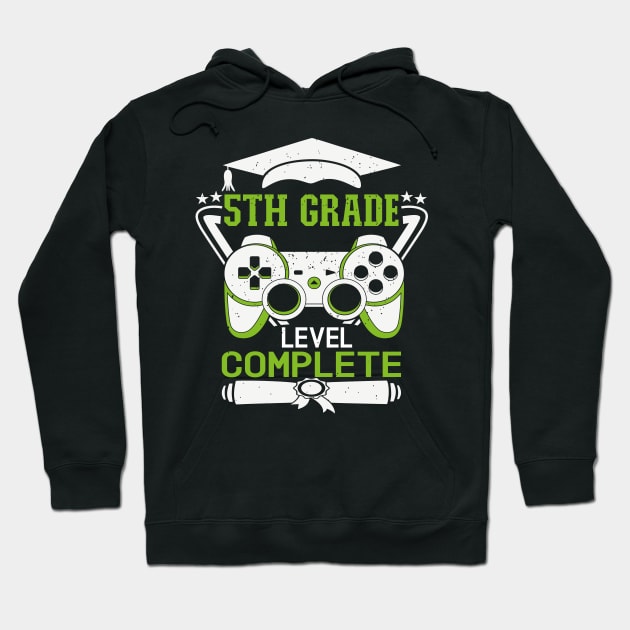 5th Grade Level Complete Design is a Funny 5th Grade Graduation Hoodie by Estrytee